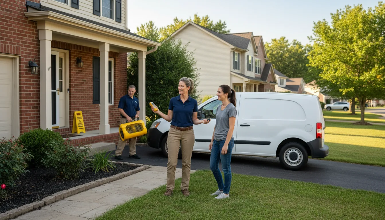 Water restoration image for Home Water Damage Repair in Ralston, OK